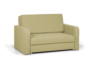 sofa RINO II  2-osobowa rozkładana z pojemnikiem beżowa tk. soro 23