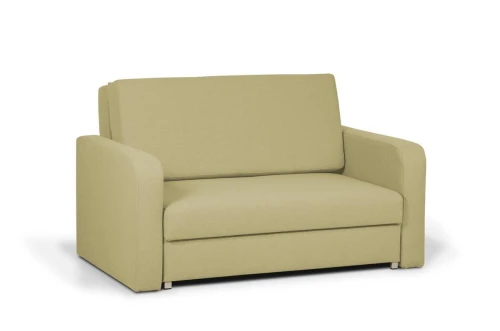 sofa RINO II  2-osobowa rozkładana z pojemnikiem beżowa tk. soro 23