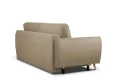 sofa FARO 3-osobowa rozkładana brązowa tk.castel 20