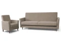 zestaw GAMMA wersalka + 1 fotel brązowy tk.uttario velvet 2975