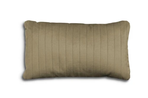 poduszka 50x30 tkanina: fancy brązowa pikowana