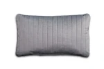 poduszka 50x30 tkanina: fancy szara pikowana 