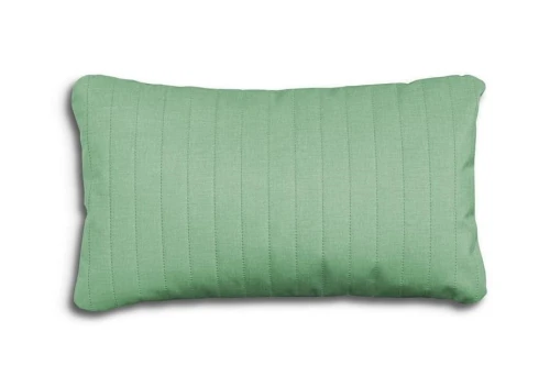 poduszka 50x30 tkanina: fancy jasnozielona pikowana