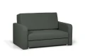 sofa RINO II  2-osobowa rozkładana z pojemnikiem ciemno szara tk. soro  97
