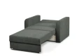 sofa RINO I  1-osobowa rozkładana z pojemnikiem ciemno szara tk. soro 97