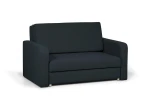 sofa RINO II  2-osobowa rozkładana z pojemnikiem  granatowa tk. soro  76
