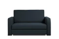 sofa RINO II  2-osobowa rozkładana z pojemnikiem  granatowa tk. soro  76