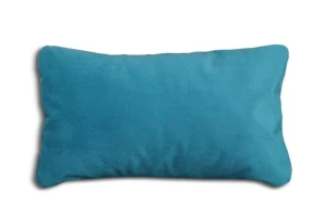 poduszka 50x30 tkanina: velvet turkus