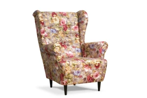 fotel IVAR uszak w kwiaty tk. coral 25