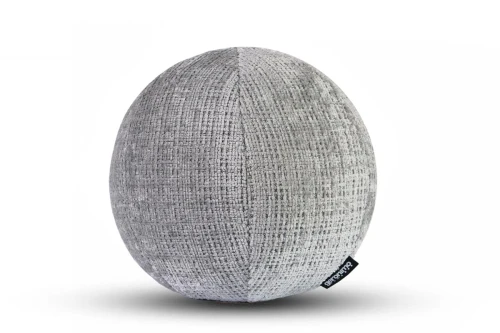 poduszka FLUFFY BALL miękka okrągła kula Ø 30 cm szara