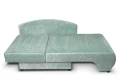 sofa MOON 1-osobowa rozkładana tk.błękitnoszara