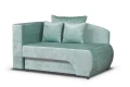 sofa MOON 1-osobowa rozkładana tk.błękitnoszara