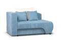 sofa MOON 1-osobowa rozkładana tk.niebieska