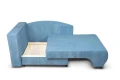 sofa MOON 1-osobowa rozkładana tk.niebieska