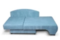 sofa MOON 1-osobowa rozkładana tk.niebieska
