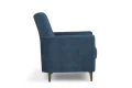 zestaw GAMMA wersalka + 2 fotele granatowy tk.uttario velvet 2967