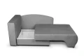 sofa MOON 1-osobowa rozkładana tk .szara seal