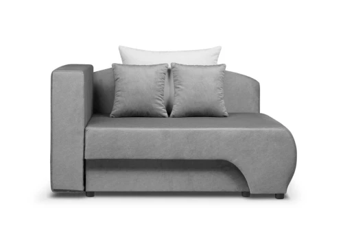 sofa MOON 1-osobowa rozkładana tk .szara seal