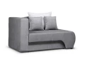 sofa MOON 1-osobowa rozkładana tk .szara seal