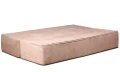 sofa JUST! rozkładana tk .aragon bladoróżowa