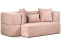 sofa JUST! rozkładana tk .aragon bladoróżowa