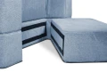 sofa JUST! rozkładana tk .aragon niebieska