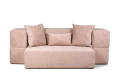 sofa JUST! rozkładana tk .aragon bladoróżowa