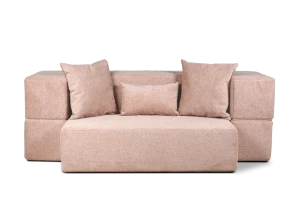 sofa JUST! rozkładana tk .aragon bladoróżowa