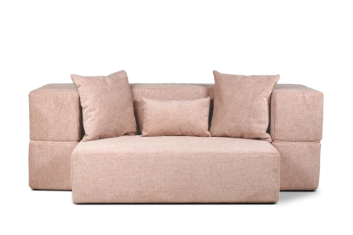 sofa JUST! rozkładana tk .aragon bladoróżowa