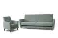 zestaw GAMMA wersalka + 1 fotel szary tk.uttario velvet 2970