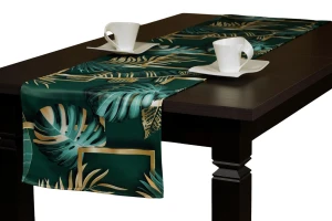 bieżnik 40x120 wzór palmy zielone
