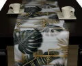bieżnik 40x120 wzór palmy złote