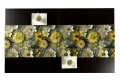 bieżnik 40x160 kwiaty tło zielone