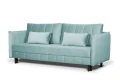 sofa BRAVO 3-osobowa rozkładana szara tk.bluvel 06