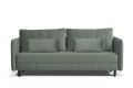 sofa BRAVO 3-osobowa rozkładana szara tk.bluvel 14