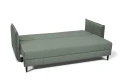sofa BRAVO 3-osobowa rozkładana szara tk.bluvel 14