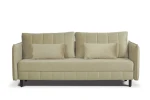 sofa BRAVO 3-osobowa rozkładana beżowa tk.bluvel 40