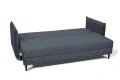 sofa BRAVO 3-osobowa rozkładana grafitowa tk.bluvel 89