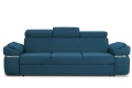 sofa SPECTRO 3-osobowa rozkładana granatowa tk.mono 241