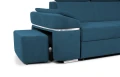 sofa SPECTRO 3-osobowa rozkładana granatowa tk.mono 241