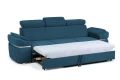 sofa SPECTRO 3-osobowa rozkładana granatowa tk.mono 241