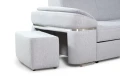 sofa SPECTRO 3-osobowa rozkładana szara tk.gemma 86