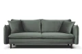sofa LENOX 3-osobowa rozkładana szara tk. bluvel 14