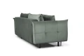 sofa LENOX 3-osobowa rozkładana szara tk. bluvel 14