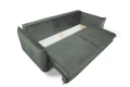 sofa LENOX 3-osobowa rozkładana szara tk. bluvel 14