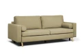 sofa XARA 3-osobowa rozkładana brązowa tk.castel 20