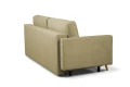 sofa XARA 3-osobowa rozkładana brązowa tk.castel 20