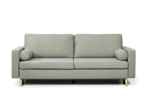 sofa XARA 3-osobowa rozkładana szara tk.castel 93