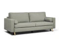 sofa XARA 3-osobowa rozkładana szara tk.castel 93