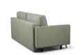 sofa XARA 3-osobowa rozkładana szara tk.castel 93